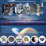 CNC machining parts custom milling turning precision stainless steel aluminum alloy metal components OEM fabrication