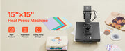 Charger l'image dans la visionneuse de galerie, Amocart 15x15 inch Heat Press Heat Press Machine Fast Even Heating High Pressure Digital Industrial-Quality Sublimation Printer
