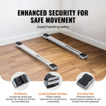 SucceBuy 660 lbs Adjustable Universal Washing Machine Stand Refrigerator Base Mount Mobile Roller Multifunctional Dryer Holder