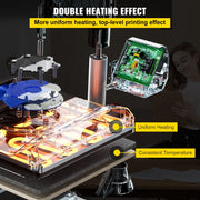 Bild in Galerie-Viewer laden, Amocart Heat Press Machine 12 x 15 /15x15 Inches Fast Heating 360 Swing Away Digital Sublimation T-shirt Vinyl Transfer Printer
