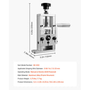 Charger l'image dans la visionneuse de galerie, Amocart Aluminum Alloy Frame Manual Wire Stripping Machine 0.06-1 in Hand Crank or Drill Powered for Scrap Copper Recycling
