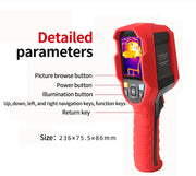 Load image into Gallery viewer, UNI-T UTI260B UTI260A Thermal Imaging Camera 256X192 Pixels Thermal Imager UTI260B+ PCB Circuit Floor Heating Tube Testing
