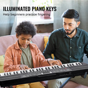 Bild in Galerie-Viewer laden, Amocart 61 Key Digital Keyboard Piano Electric Portable Piano 200 Tones 200 Rhythms or 600 Tones 500 Rhythms for Beginner Use
