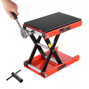 Charger l'image dans la visionneuse de galerie, Amocart 1200lbs Motorcycle Lift Wide Deck Motorcycle Scissor Jack Heavy Duty Steel Bike Repair Center Stand for ATV, Dirt Bikes
