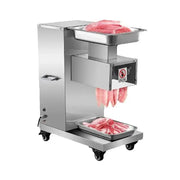 Charger l'image dans la visionneuse de galerie, Amocart 500Kg/H Electric Meat Slicer 750W Commercial Meat Cutter 3mm Stainless Steel Blades Food Cutting Slicing Machine
