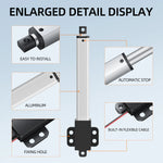 Mini telescopic linear actuator small micro 6V/12V/24VDC electric reciprocating lifting linear actuator stroke range 10-200mm