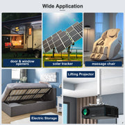 Load image into Gallery viewer, HAKIWO 24V IP65 Waterproof 3000N Linear Actuator 50mm 150mm 500mm 800mm 1000mm Stroke Solar Tracker Motorisation of Door 150mm/s
