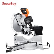 Charger l'image dans la visionneuse de galerie, Amocart Sliding Compound Miter Saw 12-Inch Blade 15Amp Motor 60-Tooth Corded Double Bevel Sliding Miter Saw LED Alignment
