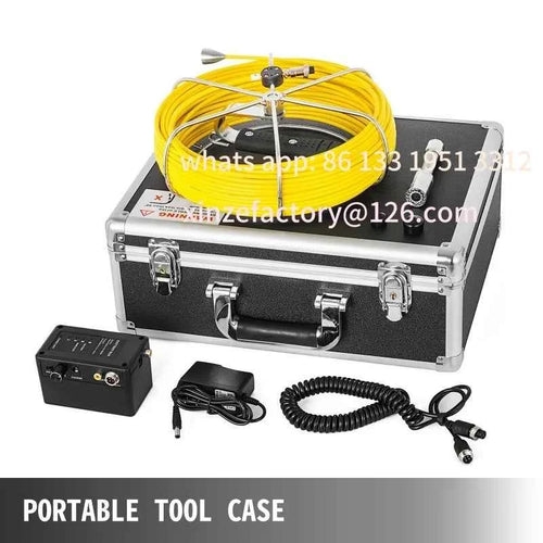 Customizable DVR Recording Function 7/9in Monitor 20/30/50M IP68 Sewer Pipeline Industrial Amocart Pipe Inspection Video Camera
