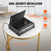 Bild in Galerie-Viewer laden, Amocart Gun Safe Q235 Steel Pistol Safe 3-Way Quick Access Firearm Case Gun Box Advanced Biometric Technology Travel Gun Safe
