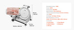 Amocart 6.7-10 inch Meat Slicer Electric Deli Slicer Machine with two SUS420 Blades Home Food-Slicer for Meat, Ham, Baguett