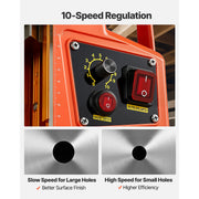 Bild in Galerie-Viewer laden, Amocart Magnetic Drill Press Portable Mag Drill Press Adjustable Speed for Metal Surface Industrial and Home Improvement Orange
