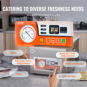 Charger l'image dans la visionneuse de galerie, Amocart DZ-260A Chamber Vacuum Sealer with 15.7" Sealing Length Kitchen Vacuum Packing Machine for Home Foods Meats Marinades
