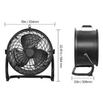 Amocart Floor Fans 3 Speeds High Velocity Heavy Duty Industrial Fan 4800 CFM 360° Adjustable Tilt for Gym Home Commercial Shop