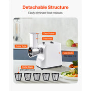 Charger l'image dans la visionneuse de galerie, Amocart Electric Cheese Grater Salad Maker 200W Salad Shooter Electric Vegetable Slicer Shredder Chopper for Fruits with 5 Att
