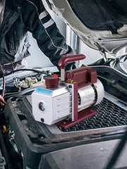 Charger l'image dans la visionneuse de galerie, Amocart 4.5CFM 1/3HP  HVAC Refrigerant Vacuum Pump Refrigeration Single-Stage Set for Household Air Conditioning Vacuum Packing
