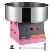 Charger l'image dans la visionneuse de galerie, SucceBuy Electric Cotton Candy Machine Candy Floss Maker Commercial Cotton Candy Machine w/ Stainless Steel Bowl and Sugar Scoop
