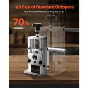 Charger l'image dans la visionneuse de galerie, Amocart Aluminum Alloy Frame Manual Wire Stripping Machine 0.06-1 in Hand Crank or Drill Powered for Scrap Copper Recycling
