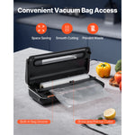 Amocart 80Kpa 120W Electric Vacuum Sealer Machine 7-in-1 Wet Food Sealer with Free 10pcs Vacuum Bags for Kitchen Food Storage