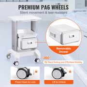 Load image into Gallery viewer, for Lab Clinic Hospital Salon SucceBuy 2/3/4/5 Tiers Lab Carts Lab Utility Cart Mobile Medical W/ ABS Material Rolling Cart
