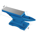 SucceBuy 10-45KG Anvil Blacksmith Forged Metal Work Jewelry Metalsmiths Metal Riveting Flattening Forging Forming Bench Tools