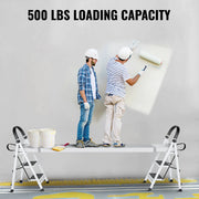 Charger l'image dans la visionneuse de galerie, Amocart Telescoping Aluminum Work Plank 9-15 Feet 500lbs Capacity 12.5in Width Aluminum Scaffold Plank Extension Staging Plank

