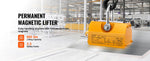 Amocart 100KG-2000KG Permanent Magnetic Lifter Pulling Capacity 2.5 Safety Factor Neodymium & Steel Lifting Magnet Lift Magnets