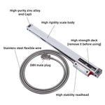 High Precision Slim Linear Glass Scale 1um 5V TTL 50 100 150 200 250 300 350 400 Optical Encoder Grating Ruler For Grinder Lathe