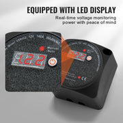 Charger l'image dans la visionneuse de galerie, SucceBuy Dual Battery Isolator Kit 12V 140Amp / 12V/24V 250 AMP VSR Voltage Sensitive Relay &amp; LCD Screen for ATV UTV RV Camper
