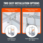 Amocart Boat Trailer Guide Adjustable Guide Poles 2PCS Rustproof Galvanized Steel Trailer Guide for Ski Boat Sailboat Trailer