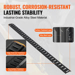 SucceBuy 4Pack 5ft E Track Tie-Down Rail Kit with D-Ring & Ratchet Straps Securing Accessories for Cargo Motorcycles Bikes