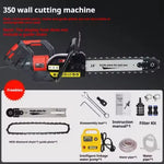 Electric Concrete Wall Cutter 5000W High Power Chainsaw Cutting Machine, Chainsaw Multi-Function Slotting Tool for Building