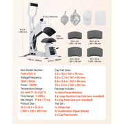 Load image into Gallery viewer, Amocart Hat Heat Press Machine 8.5 x 4 in Large Heating Plate with Caps Stretcher Precise Temperature Time Control Heat Press
