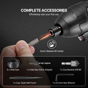 Charger l'image dans la visionneuse de galerie, Amocart 70/100/101/246/318 PCs Drill Bit Set Screwdriver Bit Set Suitable Drilling and Screw Driving Drill Combo Bit Sets
