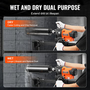Load image into Gallery viewer, Amocart 3000W/3200W Core Drill Machine Drilling Diameter Diamond Stand Core Drill Rig Rugged Concrete Core Drill Wet Dry Use
