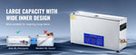 Amocart 10L Ultrasonic Cleaner 300W 40kHz Professional Ultrasound Cleaning Machine with Timer & Heater for Gun Automotive Parts