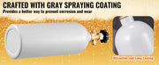 Bild in Galerie-Viewer laden, Amocart 5 Lbs CO2 Tank Aluminum Gas Cylinder Brand New CO2 Cylinder with Gray Spray Coating CO2 Tank with CGA320 Valve
