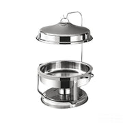 Charger l'image dans la visionneuse de galerie, Amocart 4 Pack Chafing Dish Buffet Set Stainless Steel Chafer w/4 Full Size Pan Round Catering Warmer Server for Party Banquets
