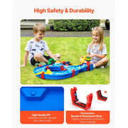 Bild in Galerie-Viewer laden, Amocart Water Play Table Children's Outdoor Beach Toy with 39PCS Accessories Summer Water Park Playset for Kids Activity
