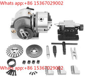 Bild in Galerie-Viewer laden, Amocart Dividing Head 5Inch 3 Jaw Precision Semi Universal Dividing Head for Milling Machine Rotary Table Tailstock Milling Set
