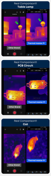 Charger l'image dans la visionneuse de galerie, Thermal Camera P1 IOS&amp; Android Phone 320*240 X³IR Resolution Infrared Thermal Imaging Camera Air Conditioning HVAC Inspection
