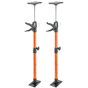 Bild in Galerie-Viewer laden, Amocart 2/4 Pack Cabinet Jack Support Pole Adjustable 3rd 19-45in/45-114in Steel Telescopic Support Rod for Lifting Drywall
