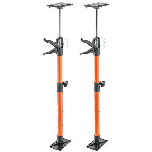 Amocart 2/4 Pack Cabinet Jack Support Pole Adjustable 3rd 19-45in/45-114in Steel Telescopic Support Rod for Lifting Drywall