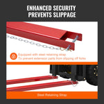 SucceBuy 1 Pair 72/82in Pallet Fork Extensions Sleeve Carbon Steel  with Pins Forklift Attachments for Warehouse Cargo Handling