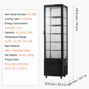Load image into Gallery viewer, Amocart 3.5/4.2/5/9.8 cft Refrigerated Display Case Large Commercial Pastry Display Refrigerator with LED Lighting for Bakery
