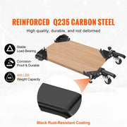 Charger l'image dans la visionneuse de galerie, Amocart Mobile Base Heavy  Universal Mobile Base Stand Swivel Wheels for Woodworking Equipment Bandsaw Power Tools Machines
