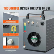 Charger l'image dans la visionneuse de galerie, Amocart Industrial Water Chiller CW-3000 80W / CW-3000(Pro) 150W Air-Cooled 12L Water Tank Capacity for Laser Engraving Machine
