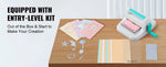 Amocart 6/9in Manual Die Cutting Embossing Machine Portable Cut Machines Opening Scrapbooking Machine Full Kit For Arts Crafts