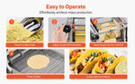 Amocart Electric Tortilla Maker Automatic Corn Tortilla Making Machine with Non-Stick Coating Electric Chapatti Machine