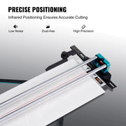 Bild in Galerie-Viewer laden, Amocart Manual Tile Cutter Laser Positioning Single Rails W/ Supporting Feet Professional Push Knife for Cutting Ceramic
